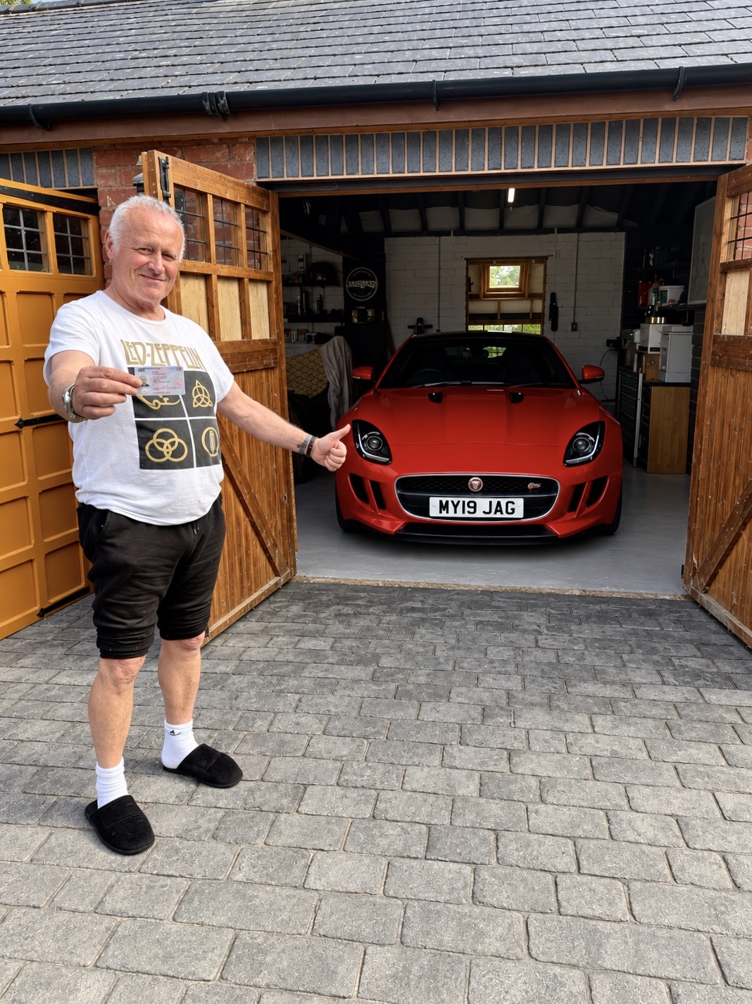 Jaguar F-Type delivery